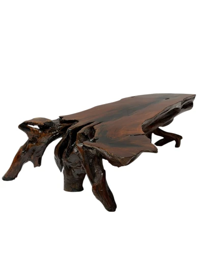 Organic Brutalist Large Tree Root Coffee Table, 1970s